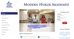 Desktop Screenshot of modernhukuk.com