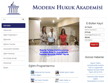 Tablet Screenshot of modernhukuk.com